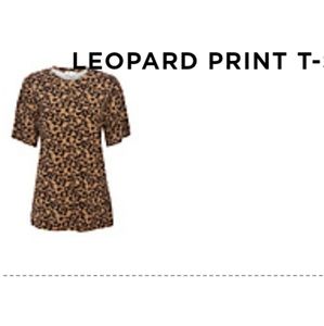 Sugar lips leopard print t-shirt I'm medium NWOT